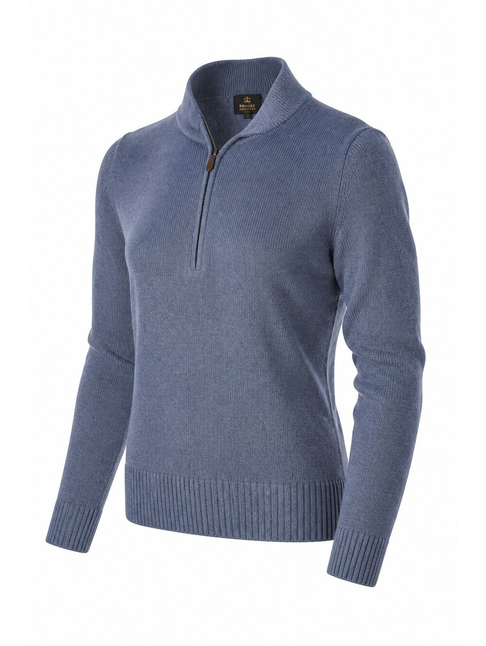 Brooks Brothers 346 Supima Cotton Half-Zip Sweater XXL Blue